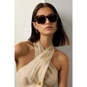 B-175. DEREK LAM Prisha Tortoiseshell Sunglasses